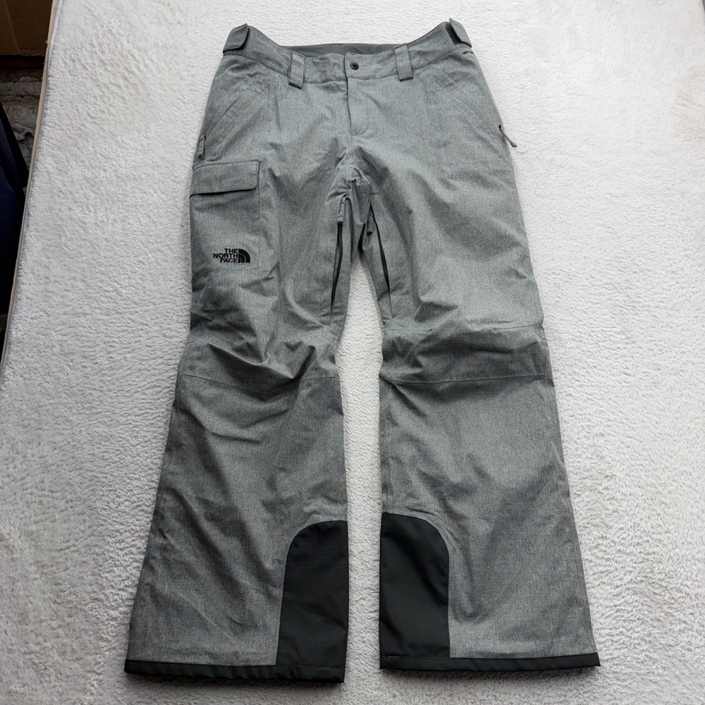 The‎ North Face Womens DryVent Insulated Snow Pants Grey L Short Ski Snowboard